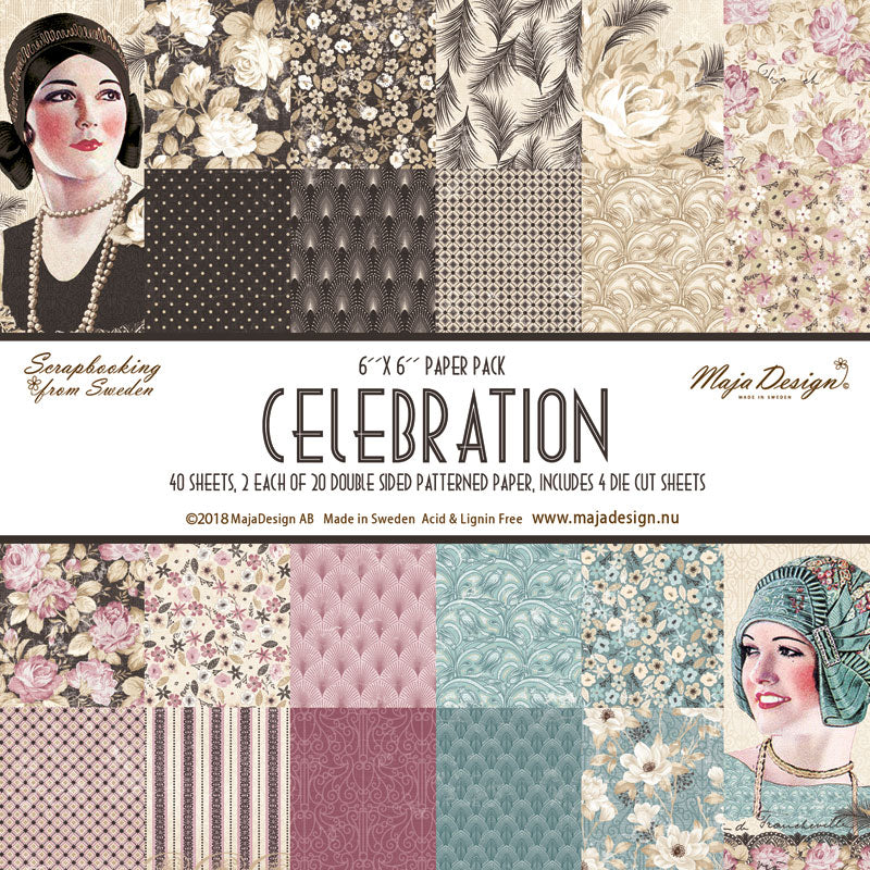 Maja Design Papirblokk «Celebration» 6x6inch