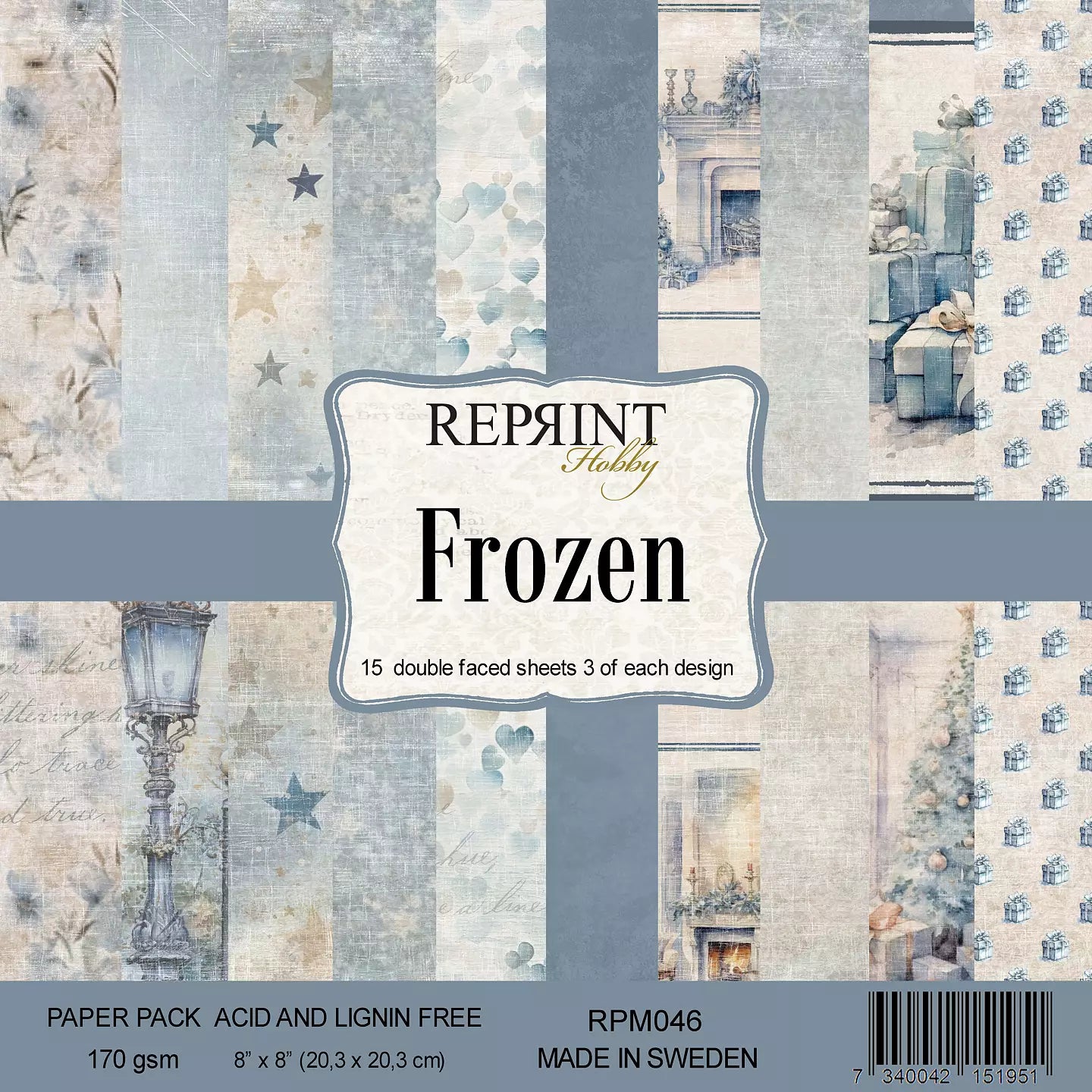 Reprint, Frozen 8x8
