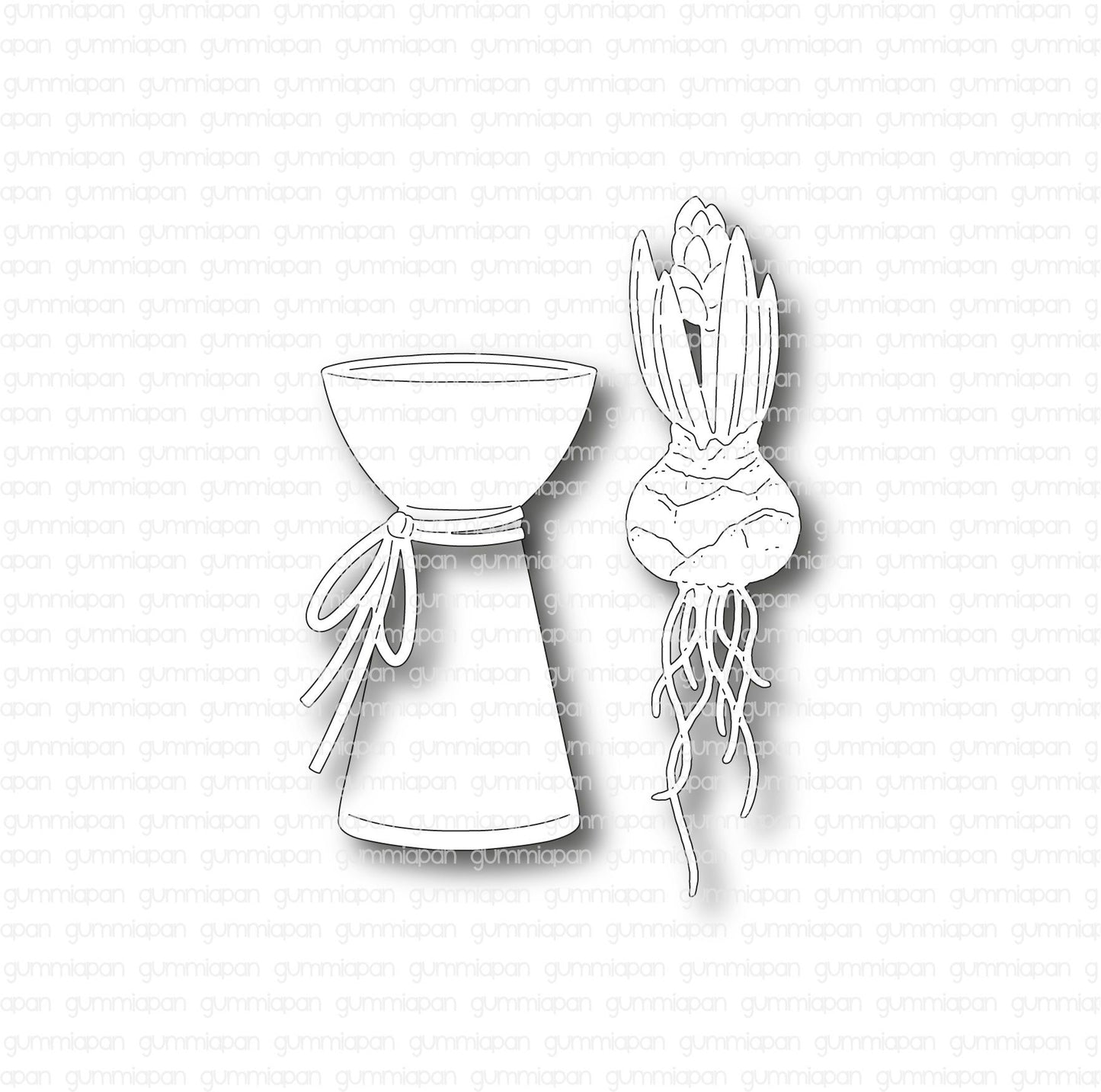 Gummiapan Dies "Hyacint i Vase"