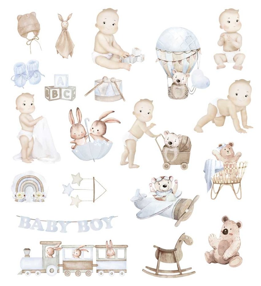 Papers For You, Die Cuts, "Lullaby Baby Boy"