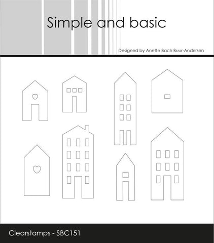 Simple and Basic, Dies med stempel, "Town Houses"