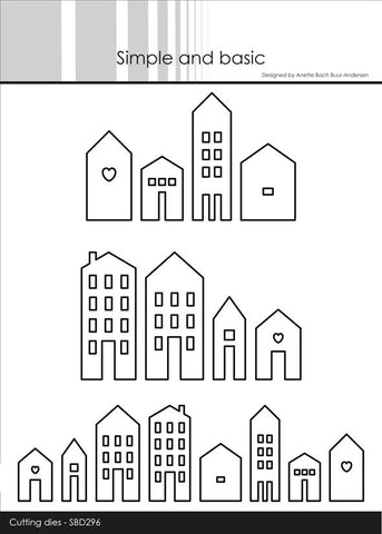 Simple and Basic, Dies med stempel, "Town Houses"