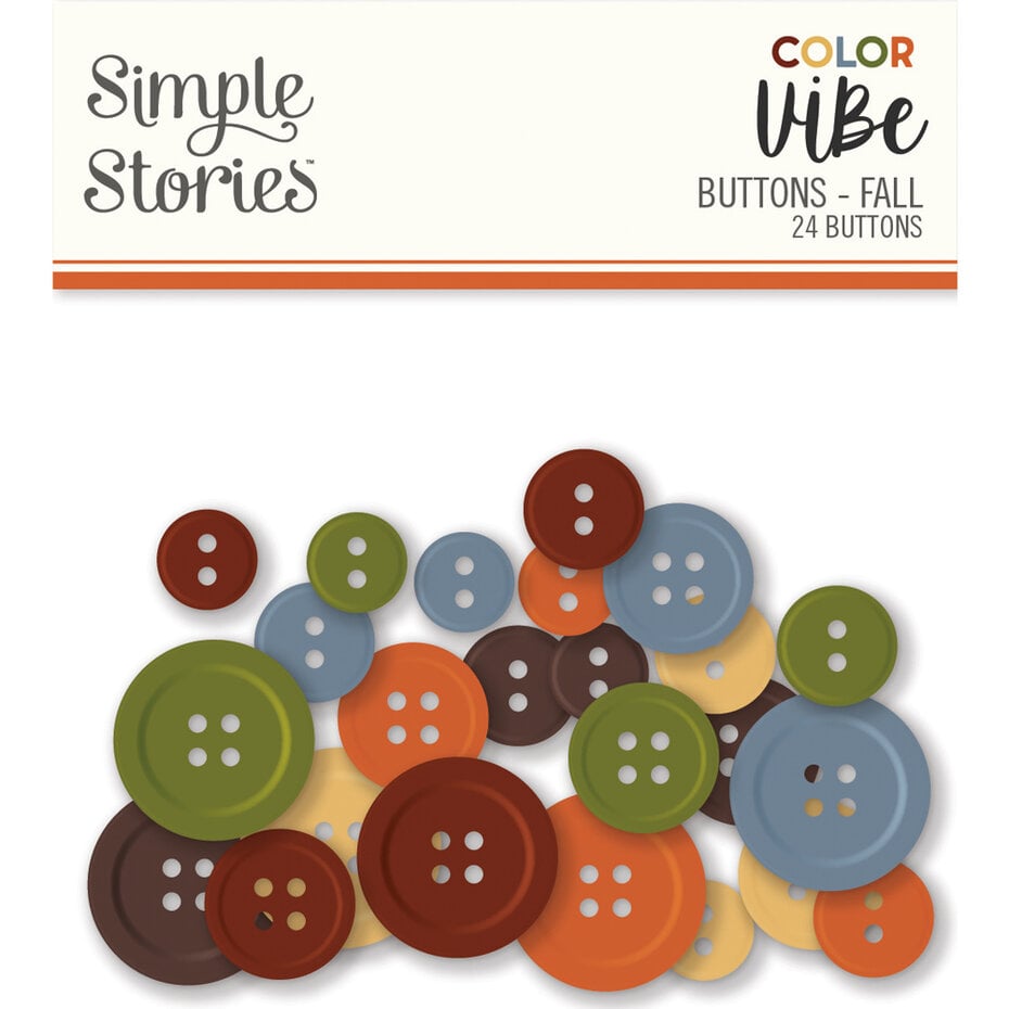 Simple Stories, Knapper, Color Vibe, "Fall"
