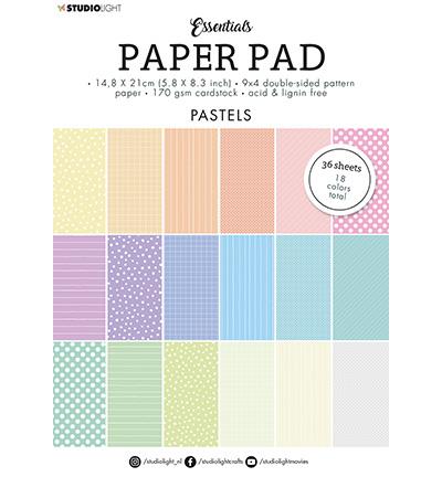 Studio Light Paper Pad A5 Mønsterark "Pastels"
