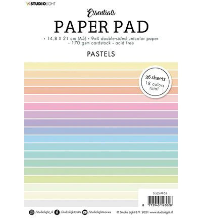 Studio Light Paper Pad A5 "Pastels" Kartong