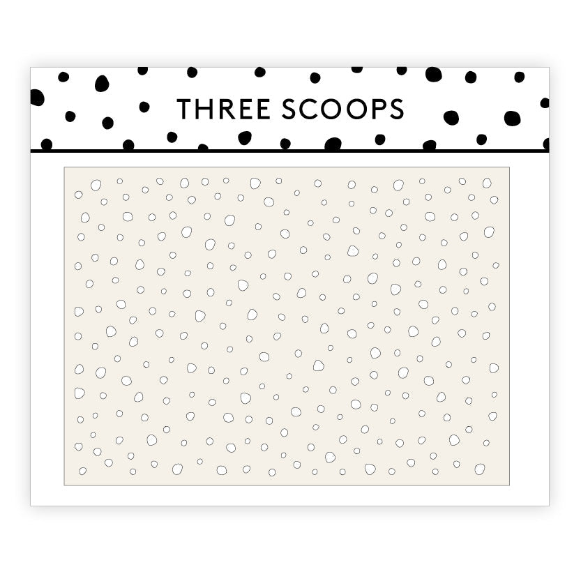 Three Scoops Stensil,  "Dots"
