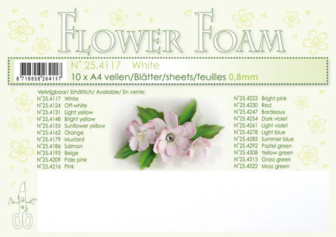 Leane Flowerfoam "Hvit"