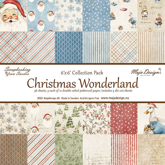Maja Design Papirblokk «Christmas Wonderland» 6x6inch