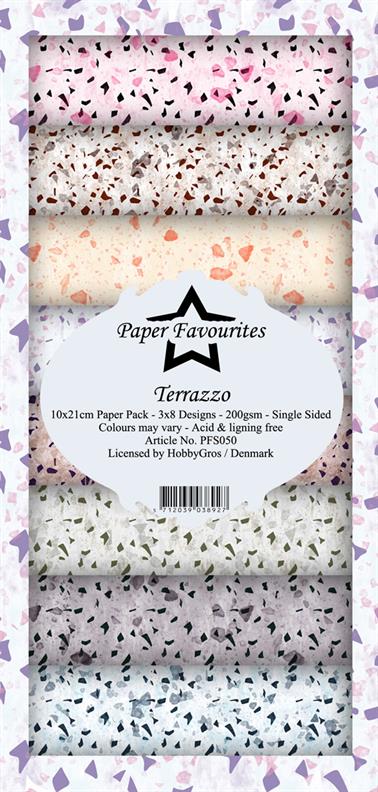 Paper Favourite "Terrazzo" Slimline papir